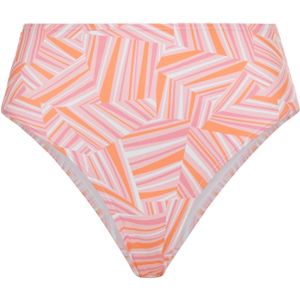 Bikinibroekje - All-over Patroon - Gevoerd - High Waist