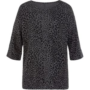 Shirt - Dierenprint - Jersey - Ronde Hals - Driekwart Mouw