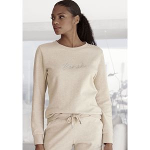 Bench. Loungewear Sweatshirt Loungeshirt met glanzende logo-borduurwerk, loungewear