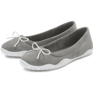 Lascana Ballerina's Sneaker, lichte vrijetijdsschoen, sneaker, instapper, lage schoen, platte zool vegan