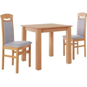 Home affaire Eethoek Luisa + Franz set Massief beukenhout (set, 3-delig)