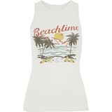 Beachtime Tanktop, (Packung, 2 tlg.), mit tropischem Druck