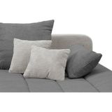 INOSIGN Ecksofa "Imola elegant und bequem, aktuelle Steppung im Sitz, L-Form", wahlweise mit Bettfunktion