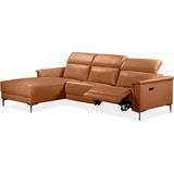 Places of Style Ecksofa Lund, L-Form, 261cm, man. o. elektr. Relaxfunktion (mit USB-A), und Kopfteilverstellung