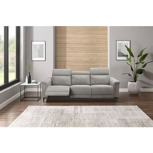 Places of Style 3-Sitzer Lund, in Leder und Webstoff lieferbar