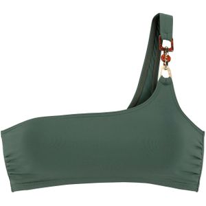 Look - Bralette Bikini - Olijf - Recycling-polyamide - Zonder Beugels