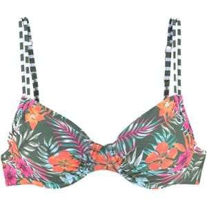 VENICE BEACH - Bikinitop - Donkergroen - Venice Beach - Push-up met Beugel