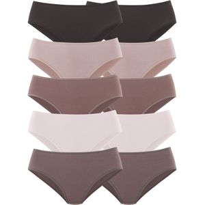 GO IN - Slip - Chocoladebruin - 10 Pack - Mid Waist