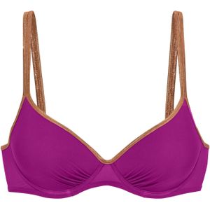 Look - Bikinitopje - Fuchsia - Recycling-Polyamide - Gewatteerd