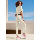 LASCANA Seamless Leggings Po Push Up mit Rippstruktur und Shapingeffekt, Sporthose, Sportleggings
