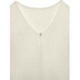 LASCANA Kurzarmshirt mit Zierperle aus weicher Piqué-Qualität