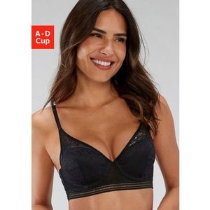 s.Oliver Push-upbeha voor dames, zwart, 75B
