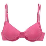 LASCANA - Bikinitop - Pink - Demi Cup - Balconette - Met Beugel