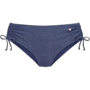 Lascana - Bikinibroekje - Nachtblauw - 79% Polyamide, 11% Elastaan, 10% Gemetalliseerde Vezels