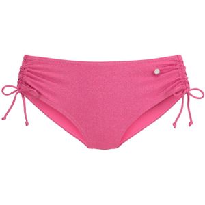Look - Bikinibroekje - Pink - 79% Polyamide, 11% Elastaan, 10% Gemetalliseerde Vezels