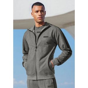 AUTHENTIC LE JOGGER Sweatjacke mit seitlichen Streifen und Taschen