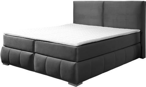Guido Maria Kretschmer Home&Living Boxspringbett "Wehma", inkl. Topper in 3 verschiedenen Matratzen, auch in Samtstoff
