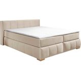 Guido Maria Kretschmer Home&Living Boxspringbett "Chelles", inkl. Topper, in XXL- Überlänge 220 cm, Unterbox mit feine Wölbung