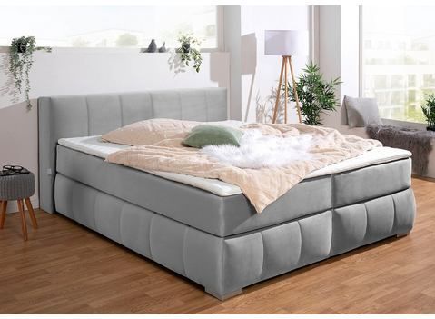 Guido Maria Kretschmer Home&Living Boxspringbett "Chelles", inkl. Topper, in XXL- Überlänge 220 cm, Unterbox mit feine Wölbung