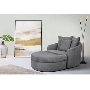 Guido Maria Kretschmer Home&Living Loveseat Anne met zachte vormen, tweezijdig te gebruiken kussen, naar keuze met of zonder hocker