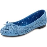 LASCANA Ballerina, Freizeitschuh, Slipper, Halbschuh mit kleinen Cut-Outs VEGAN