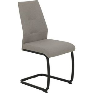 HELA Vrijdragende stoel Ariana, eetkamerstoel Gecertificeerde 'Waterfree' stof - zeer robuust, 140 kg draagvermogen (set)