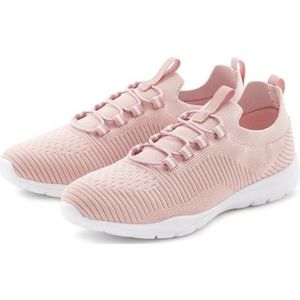 Unikleur - Sneakers - Rosé - Vegan - Elastische Veters
