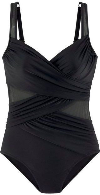 LASCANA - Badpak - Zwart - Full Cup - Met Beugel - Effen