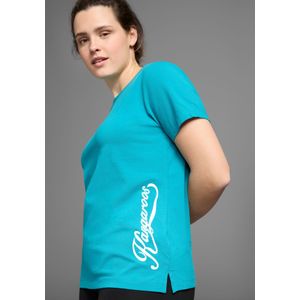 KangaROOS T-Shirt, Kurzarm, figurumspielend, unifarben, Rundhalsausschnitt, casual