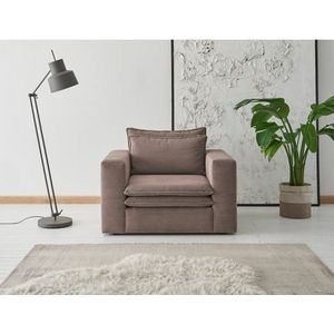 Places of Style Fauteuil PIAGGE Hoogwaardige cord- passend bij de serie PIAGGE