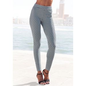 LASCANA Leggings  grijs / petrol / zwart