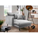 INOSIGN Loveseat »Lazio«, moderner Sessel mit einer bequemen Polsterung, 2 Stk. Zierkissen