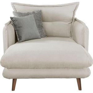 INOSIGN Loveseat LAZIO moderne fauteuil met een comfortabele bekleding, 2 stuks decoratieve sierkussens