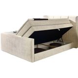 Places of Style Boxspringbett "Atlanta", inklusive Topper und Bettkasten