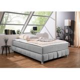 andas Boxspringbett "Salo", Ohne Kopfteil, inkl. Topper, auch in Überlänge 220 cm