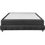 andas Boxspringbett "Salo", Ohne Kopfteil, inkl. Topper, auch in Überlänge 220 cm