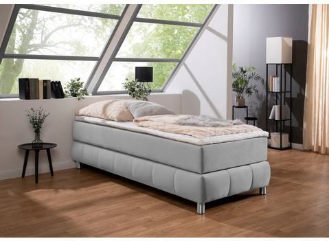 andas Boxspringbett "Salo", Ohne Kopfteil, inkl. Topper, auch in Überlänge 220 cm