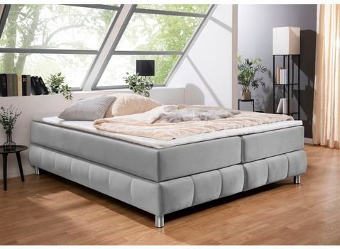 andas Boxspringbett "Salo", Ohne Kopfteil, inkl. Topper, auch in Überlänge 220 cm