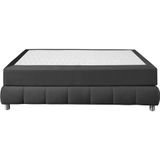 andas Boxspringbett "Salo", Ohne Kopfteil, inkl. Topper, auch in Überlänge 220 cm