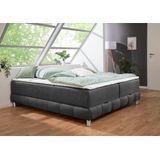 INOSIGN Boxspringbett "Vaasa", für Dachschrägen geeignet, inkl. Bettkasten und Topper