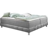 INOSIGN Boxspringbett "Vaasa", für Dachschrägen geeignet, inkl. Bettkasten und Topper