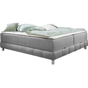INOSIGN Boxspringbett »Vaasa«, für Dachschrägen geeignet, inkl. Bettkasten und Topper