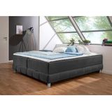 INOSIGN Boxspringbett »Vaasa«, für Dachschrägen geeignet, inkl. Bettkasten und Topper