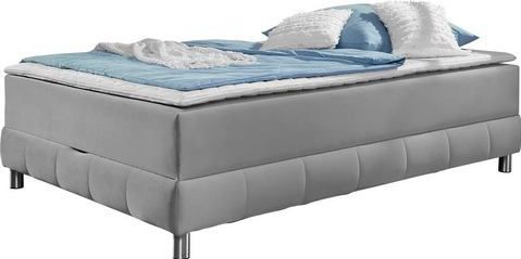 INOSIGN Boxspringbett "Vaasa", für Dachschrägen geeignet, inkl. Bettkasten und Topper