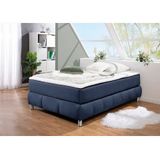 andas Boxspringbett "Salo", Ohne Kopfteil, inkl. Topper, auch in Überlänge 220 cm