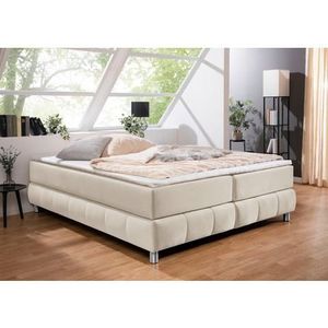 andas Boxspringbett »Salo«, Ohne Kopfteil, inkl. Topper, auch in Überlänge 220 cm