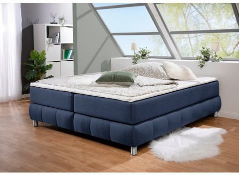 andas Boxspringbett "Salo", Ohne Kopfteil, inkl. Topper, auch in Überlänge 220 cm