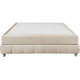 andas Boxspringbett "Salo", Ohne Kopfteil, inkl. Topper, auch in Überlänge 220 cm
