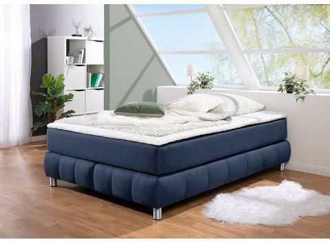 andas Boxspringbett "Salo", Ohne Kopfteil, inkl. Topper, auch in Überlänge 220 cm