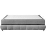 andas Boxspringbett "Salo", Ohne Kopfteil, inkl. Topper, auch in Überlänge 220 cm
